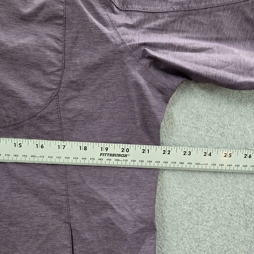 Paradox Women‎ Jacket XL Purple Nylon Activewear Zipper Long Sleeve